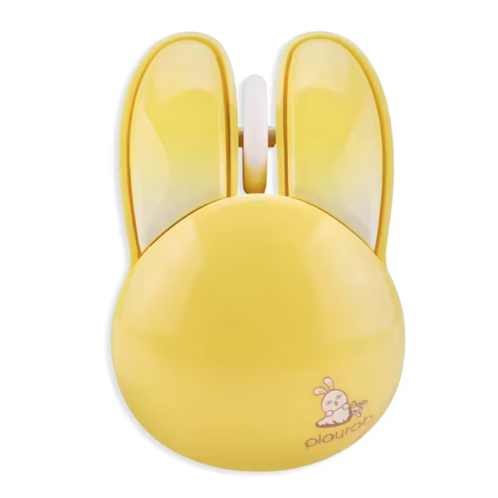 Mouse Inalámbrico Silencioso Mofii M6 - Amarillo 1200 DPI 2.4G | Ergonómico Para Ella
