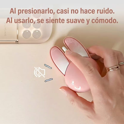 Mouse Inalámbrico Silencioso Mofii M6 - Rosa Pastel 1200 DPI 2.4G | Ergonómico Para Ella
