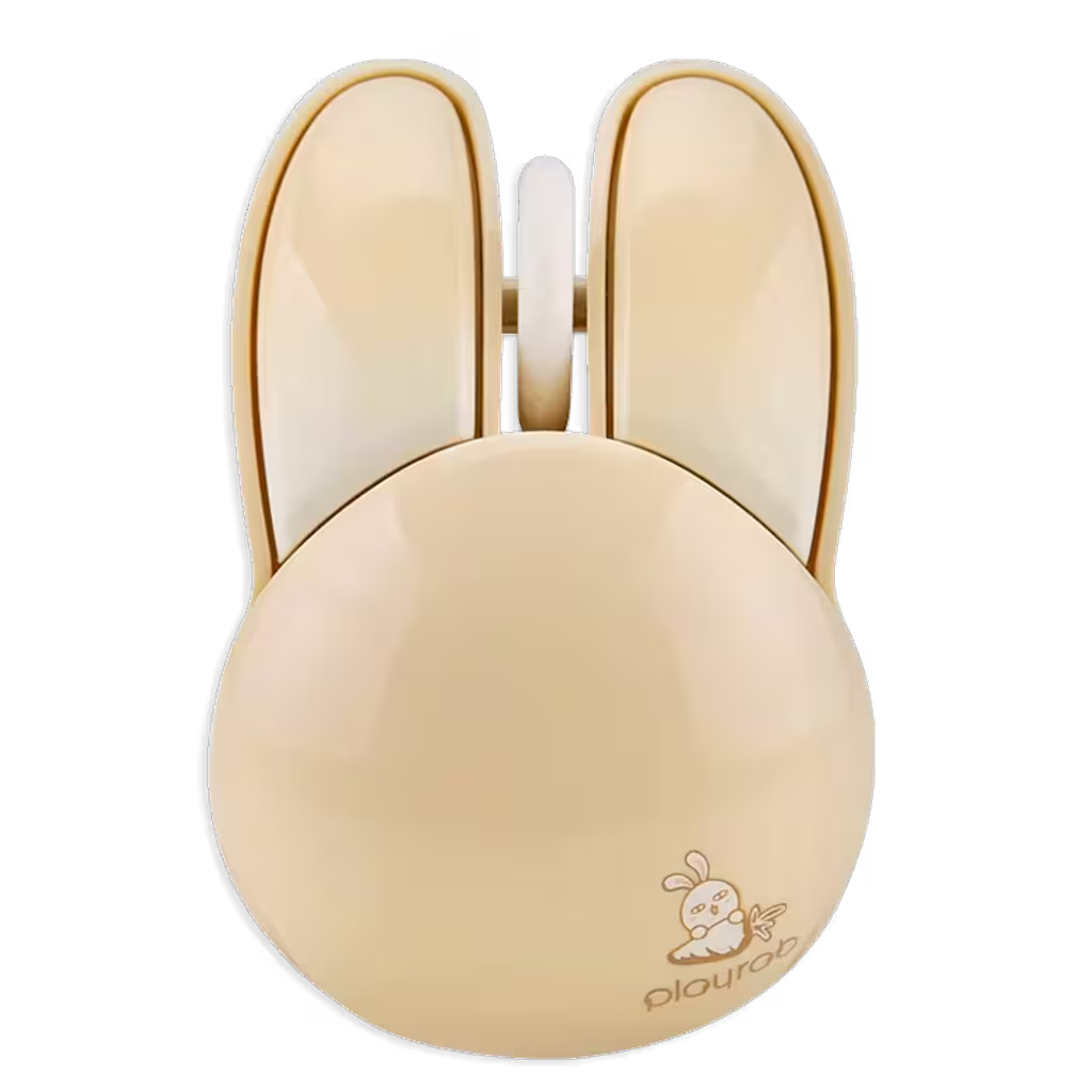 Mouse Inalámbrico Silencioso Mofii M6 - Beige 1200 DPI 2.4G | Ergonómico Para Ella