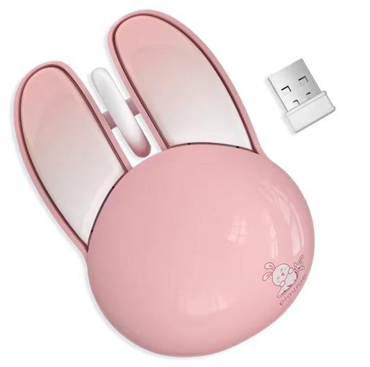 Mouse Inalámbrico Silencioso Mofii M6 - Rosa Pastel 1200 DPI 2.4G | Ergonómico Para Ella