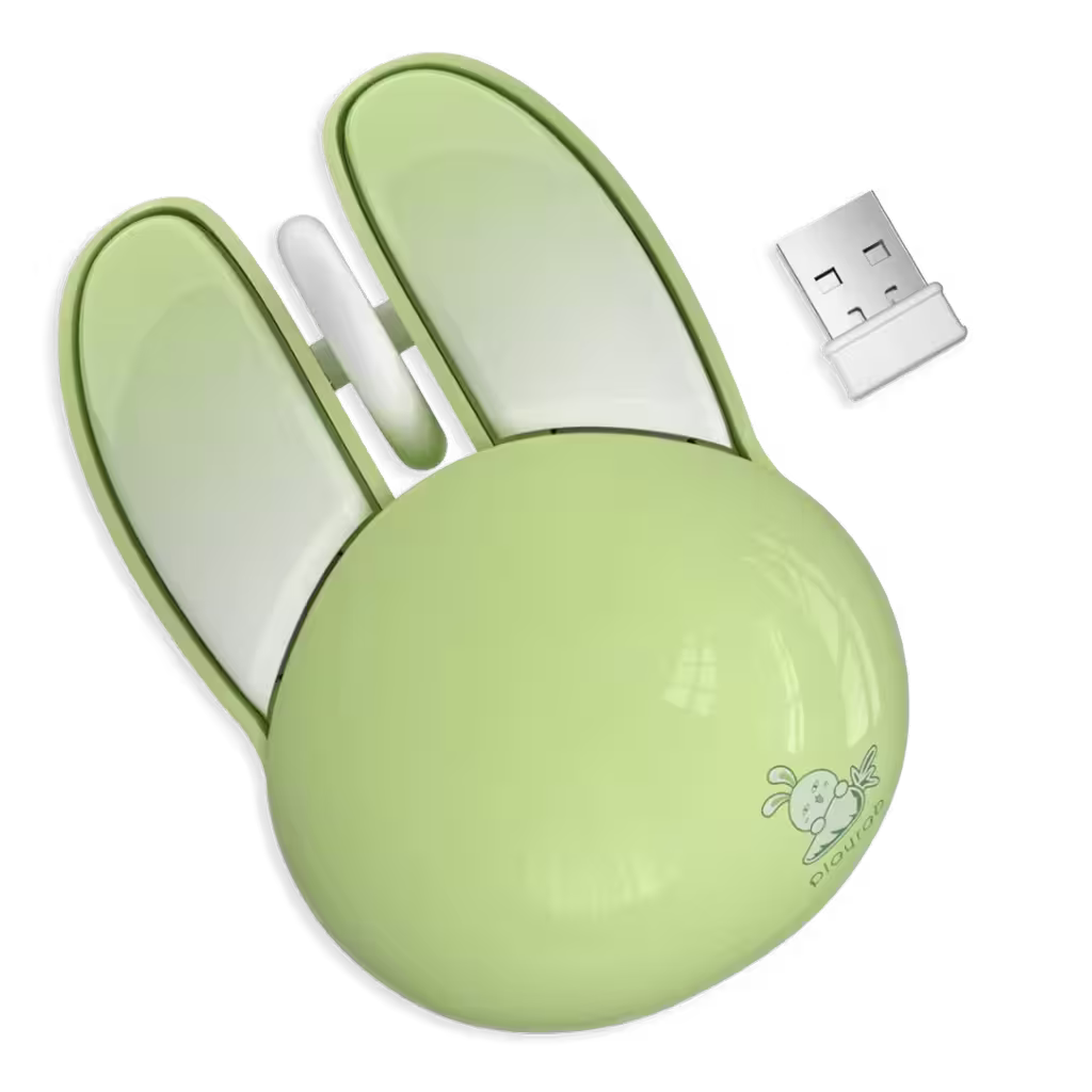 Mouse Inalámbrico Silencioso Mofii M6 - Verde 1200 DPI 2.4G | Ergonómico Para Ella