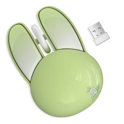 Mouse Inalámbrico Silencioso Mofii M6 - Verde 1200 DPI 2.4G | Ergonómico Para Ella