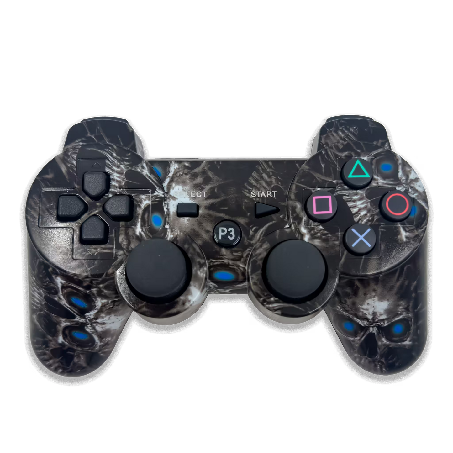 CONTROLES GENERICOS INALÁMBRICOS PLAY 3 CALAVERAS