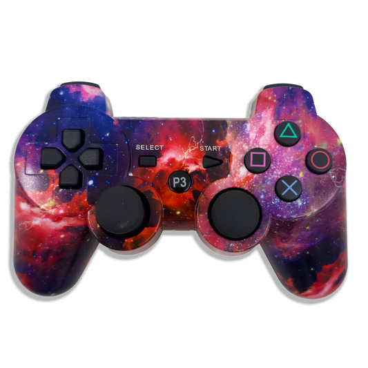 Control Genérico Compatible PS3 - Galaxia | Bluetooth Vibración Dual Compatible PlayStation 3