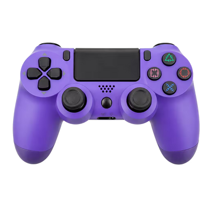 Control Genérico Compatible PS4 - Morado | Bluetooth Vibración Dual Panel Táctil Altavoz