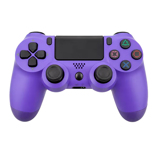 Control Genérico Compatible PS4 - Morado | Bluetooth Vibración Dual Panel Táctil Altavoz