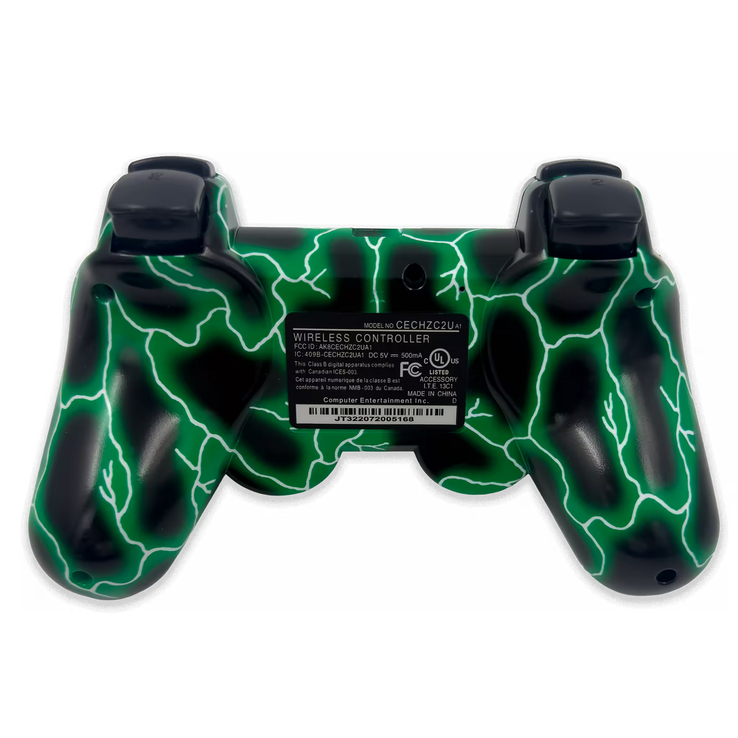 CONTROL GENÉRICO INALÁMBRICO PLAY 3 - EDICIONES DON DISEÑO | RAYOS VERDES