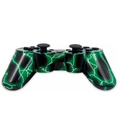 CONTROL GENÉRICO INALÁMBRICO PLAY 3 - EDICIONES DON DISEÑO | RAYOS VERDES