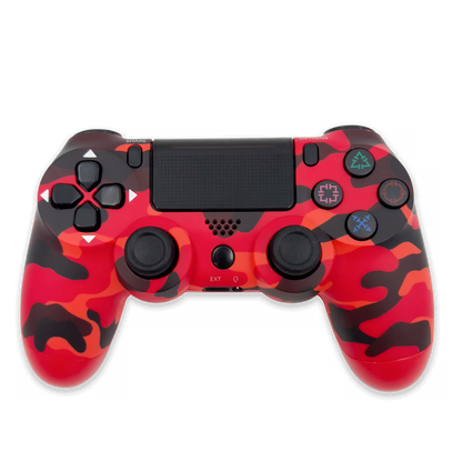 CONTROL GENERICO PLAY 4 - EDICIONES CON DISEÑO | CAMUFLADO ROJO