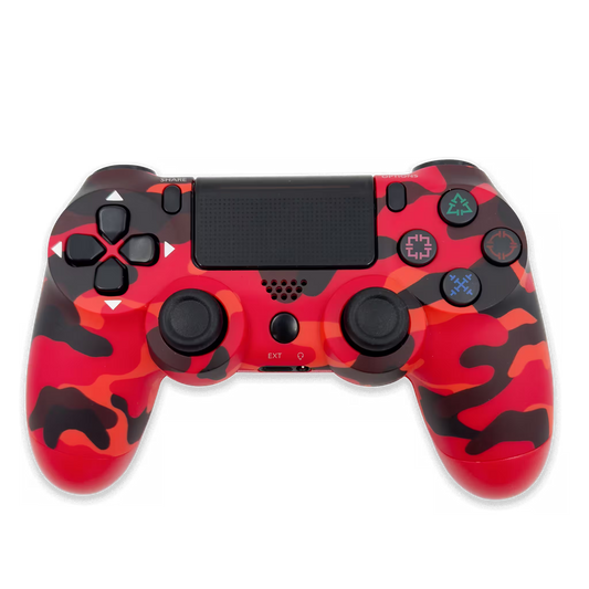 CONTROL GENERICO PLAY 4 - EDICIONES CON DISEÑO | CAMUFLADO ROJO