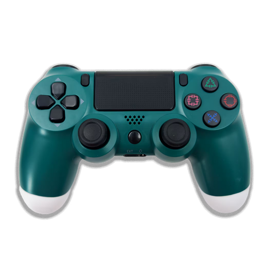 Control Genérico Compatible PS4 - Verde | Bluetooth Vibración Dual Panel Táctil