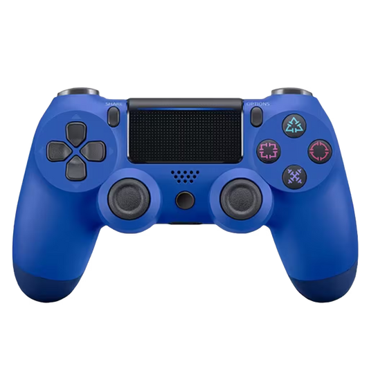 Control Genérico Compatible PS4 - Azul | Bluetooth Vibración Dual Panel Táctil Altavoz