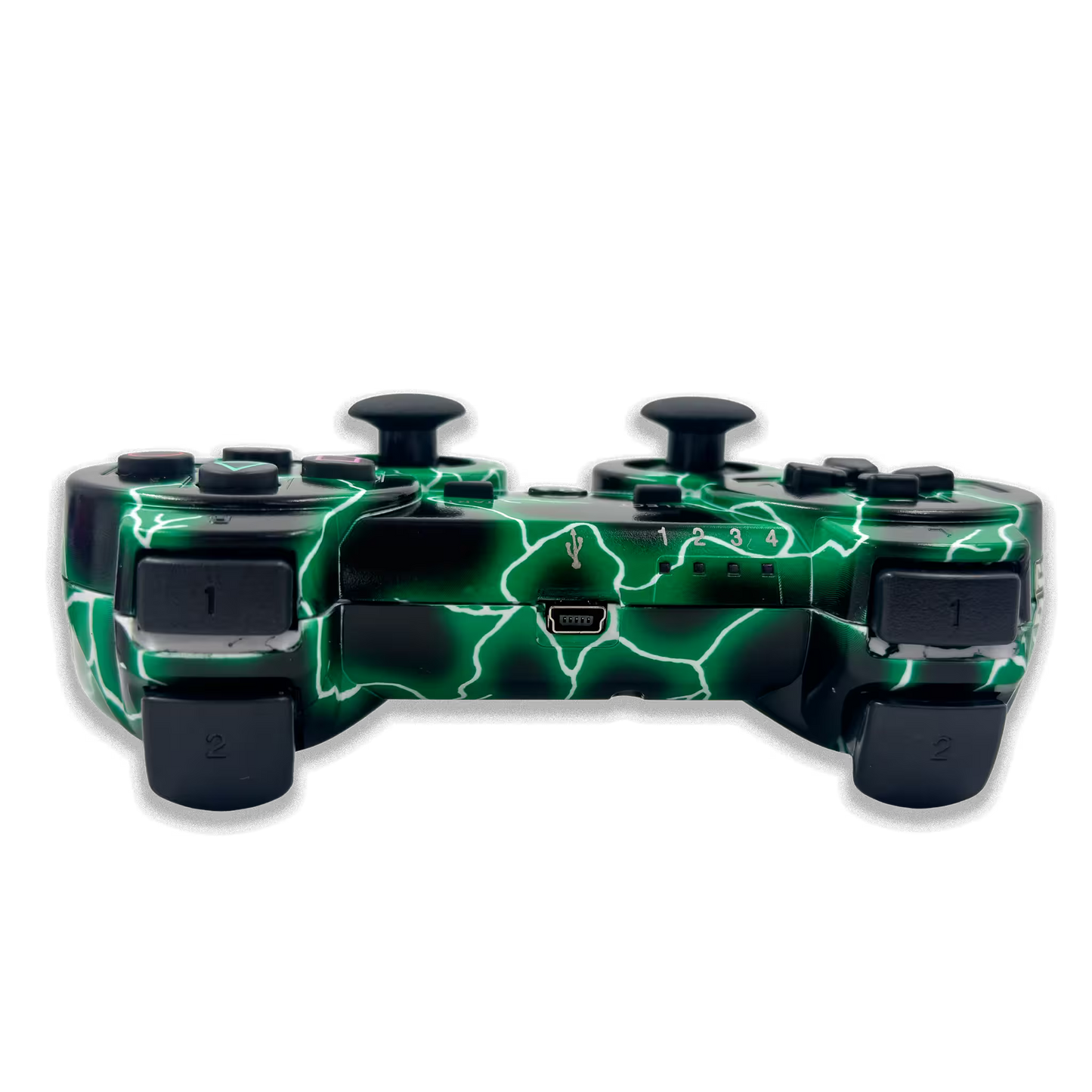 CONTROL GENÉRICO INALÁMBRICO PLAY 3 - EDICIONES DON DISEÑO | RAYOS VERDES