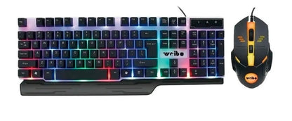 COMBO TECLADO Y MOUSE GAMER | WEIBO 550