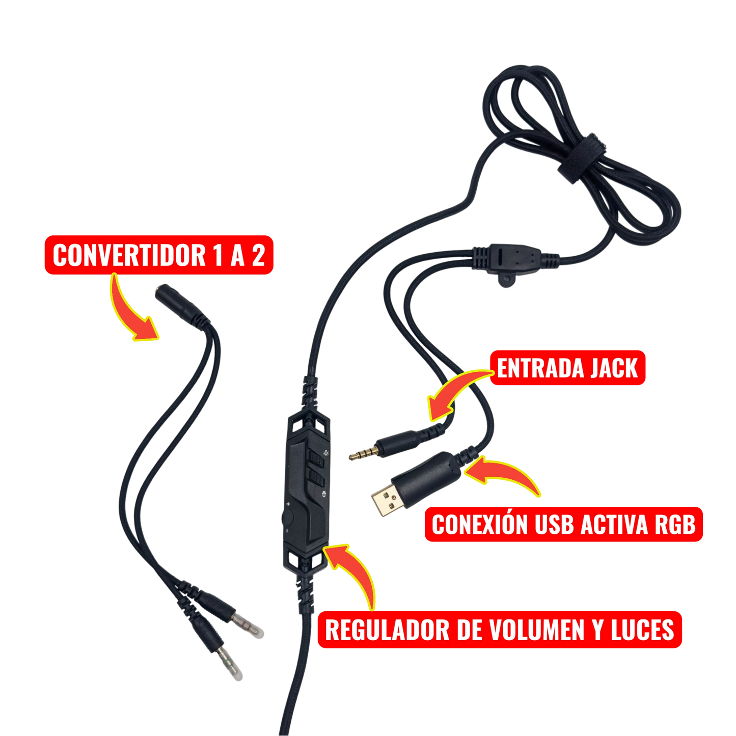 Diadema Gamer  ONIKUMA K10 NEGRA