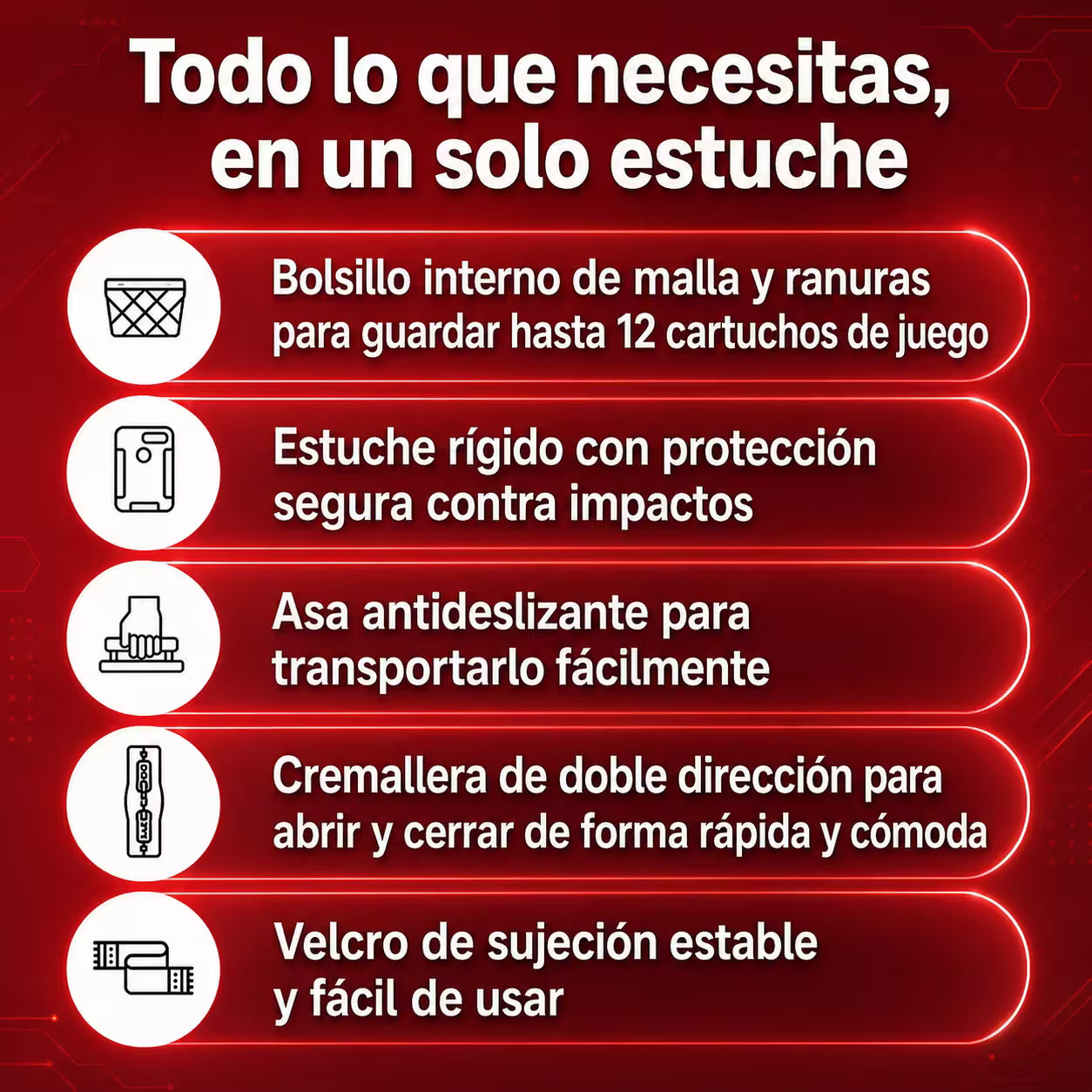 Estuche de Transporte Nintendo Switch 2 | Semirrígido Degradado Verde