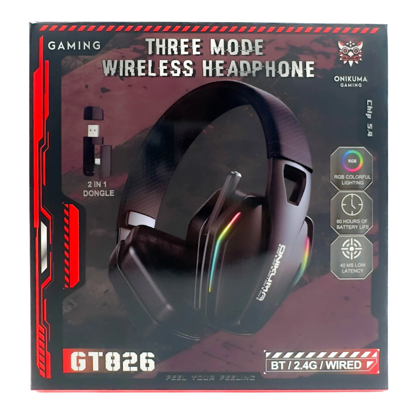 Diadema Gamer Inalámbrica ONIKUMA GT826