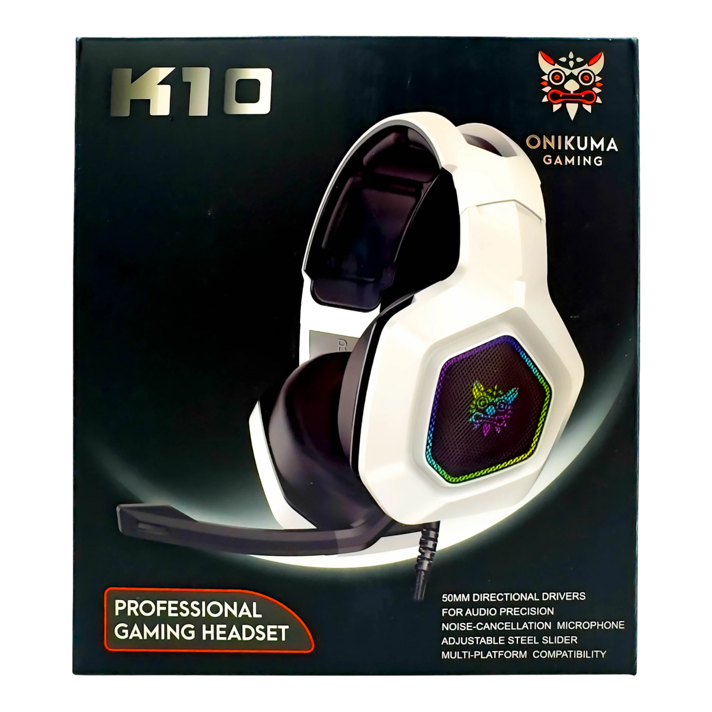 Diadema Gamer  ONIKUMA K10 BLANCA