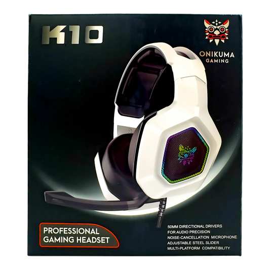 Diadema Gamer  ONIKUMA K10 BLANCA