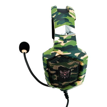Diadema Gamer  ONIKUMA K8 VERDE CAMUFLADO
