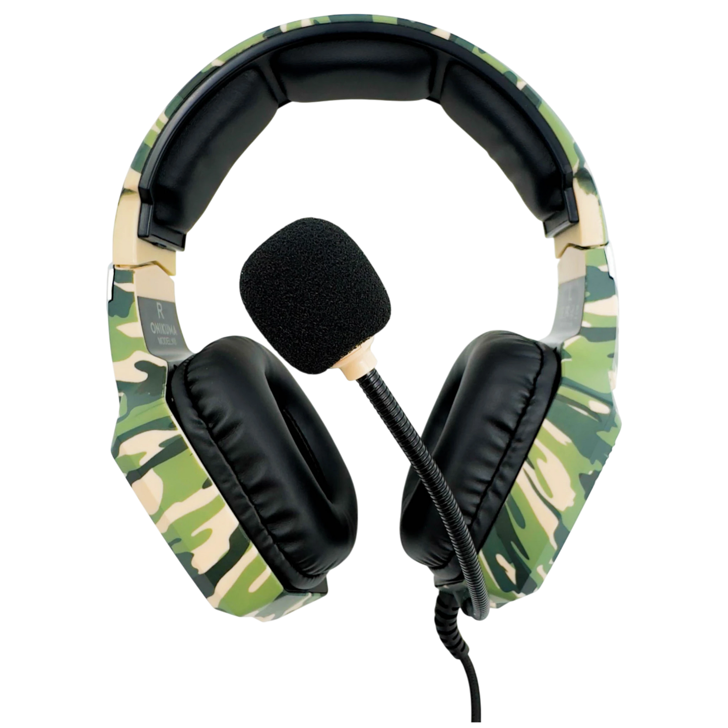 Diadema Gamer  ONIKUMA K8 VERDE CAMUFLADO