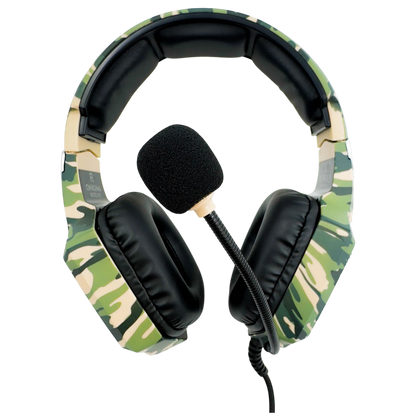 Diadema Gamer  ONIKUMA K8 VERDE CAMUFLADO