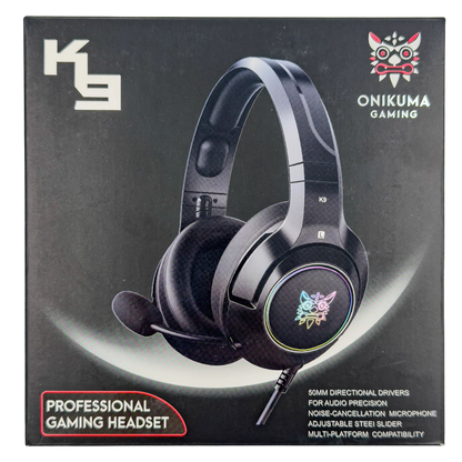 Diadema Gamer  ONIKUMA K9 NEGRA