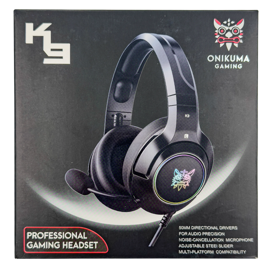 Diadema Gamer  ONIKUMA K9 NEGRA