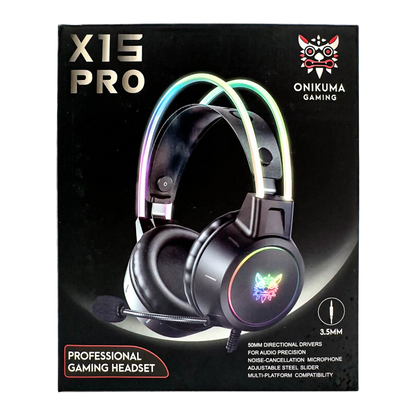 Diadema Gamer ONIKUMA X15 PRO NEGRA