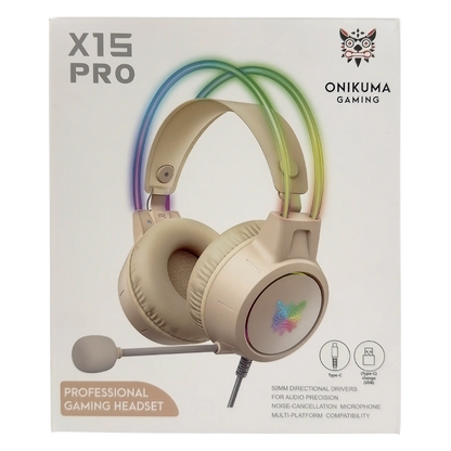 Diadema Gamer ONIKUMA X15 PRO HABANA