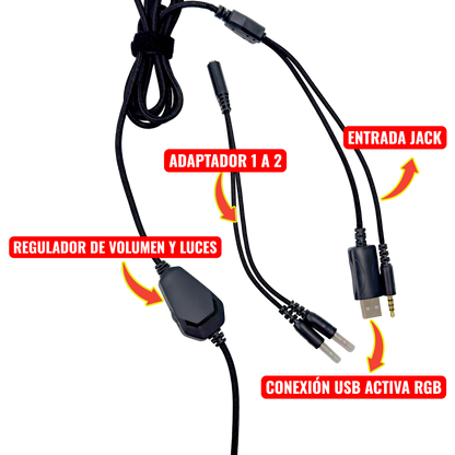 Diadema Gamer ONIKUMA X22 NEGRA
