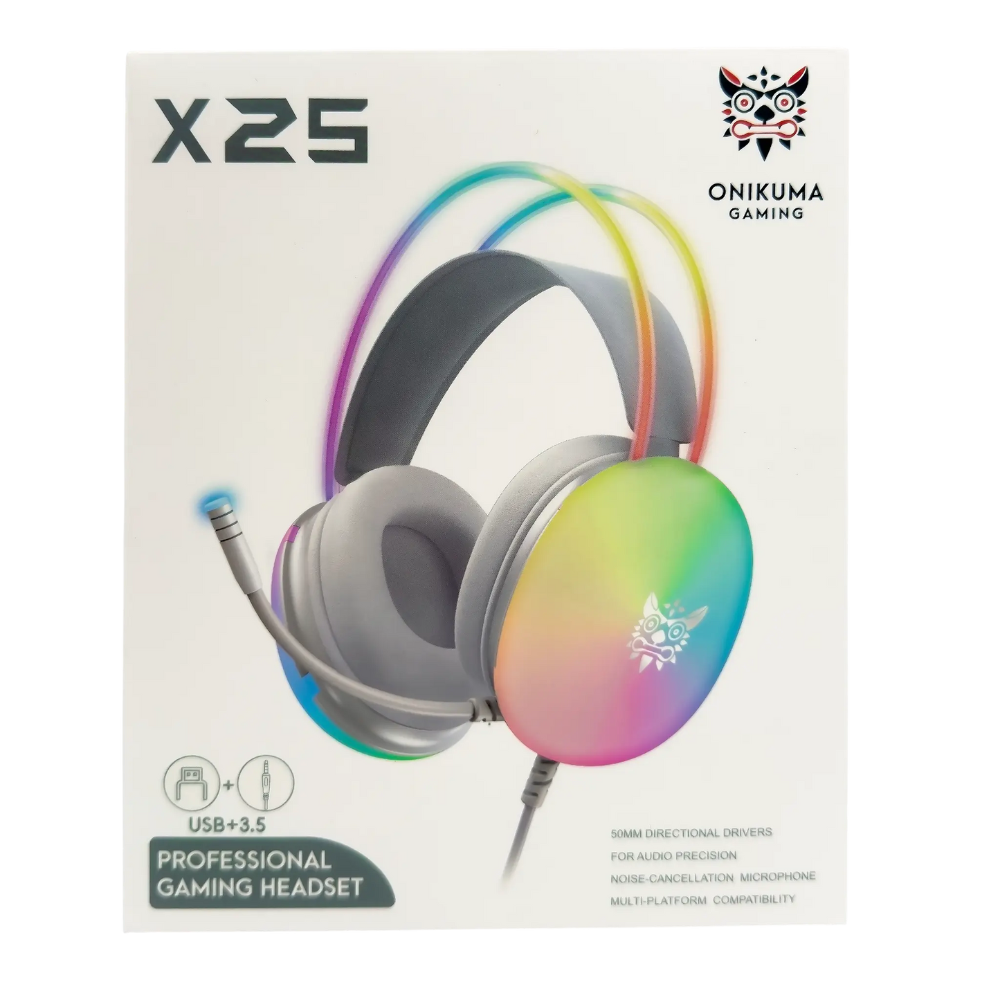 Diadema Gamer ONIKUMA X25 BLANCO