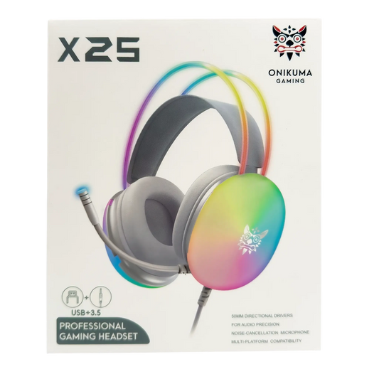 Diadema Gamer ONIKUMA X25 BLANCO