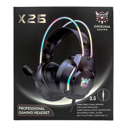 Diadema Gamer ONIKUMA X26 NEGRA