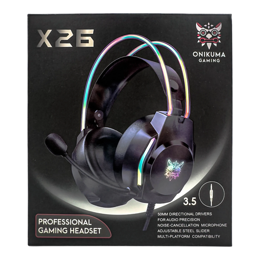 Diadema Gamer ONIKUMA X26 NEGRA