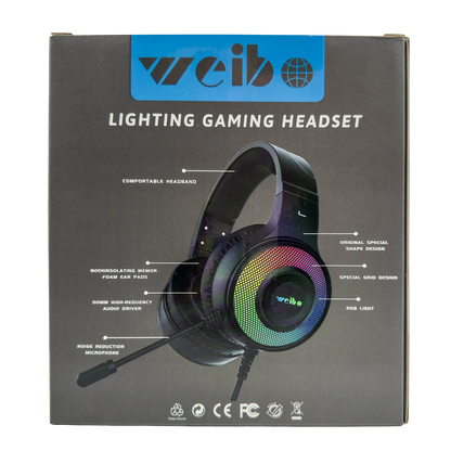 Diadema Gamer WEIBO G50 | SONIDO 7.1