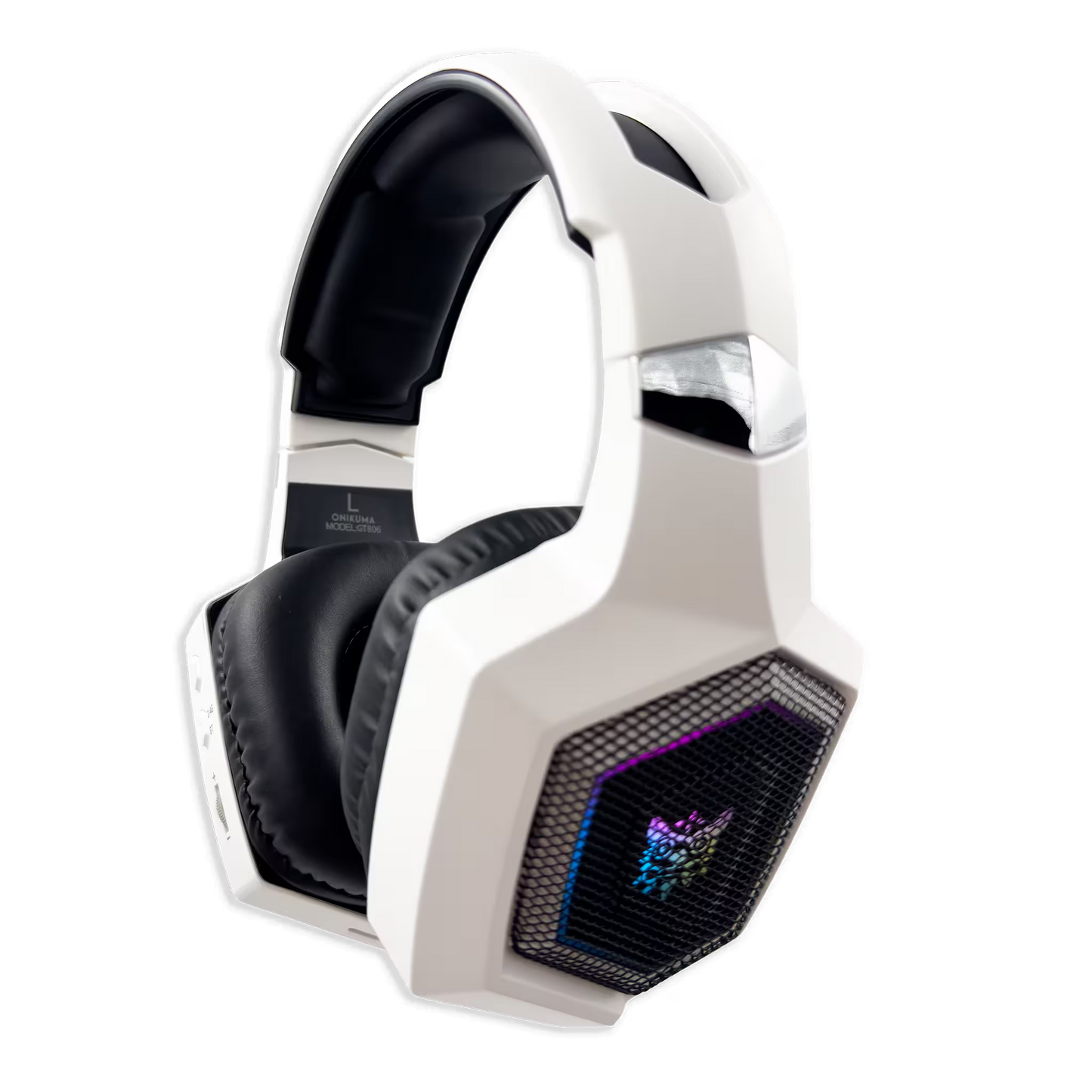 Diadema Gamer Onikuma GT806: Inalámbrica BT 5.4, Batería Infinita y RGB | BLANCA