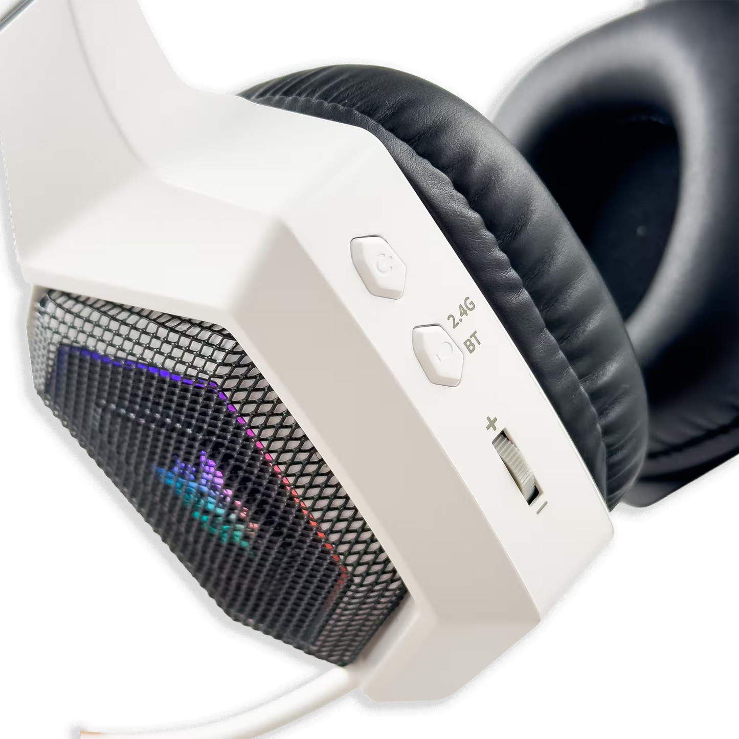 Diadema Gamer Onikuma GT806: Inalámbrica BT 5.4, Batería Infinita y RGB | BLANCA