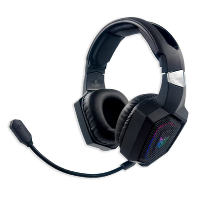 Diadema Gamer Onikuma GT806: Inalámbrica BT 5.4, Batería Infinita y RGB | NEGRA