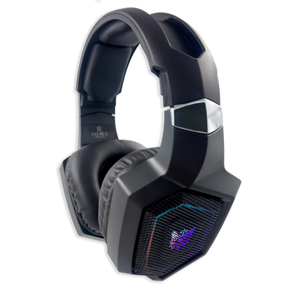 Diadema Gamer Onikuma GT806: Inalámbrica BT 5.4, Batería Infinita y RGB | NEGRA