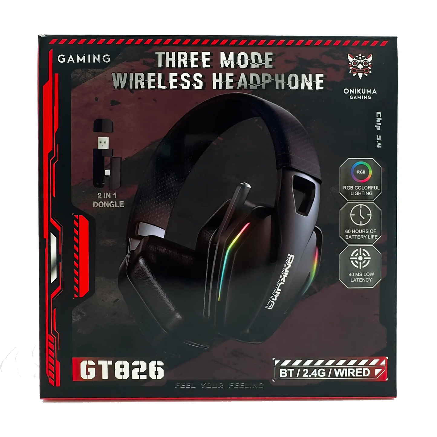 Diadema Gamer Inalámbrica ONIKUMA GT826