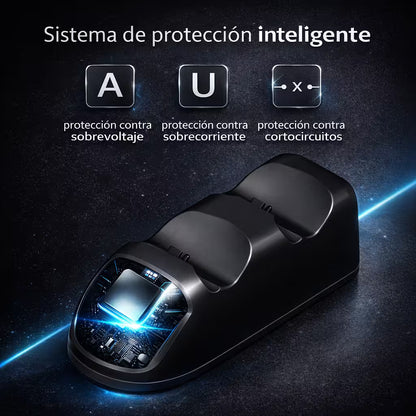 Base de Carga Dual DOBE PS4 TP4-889 - Cargador 2 Controles LED Protección Batería