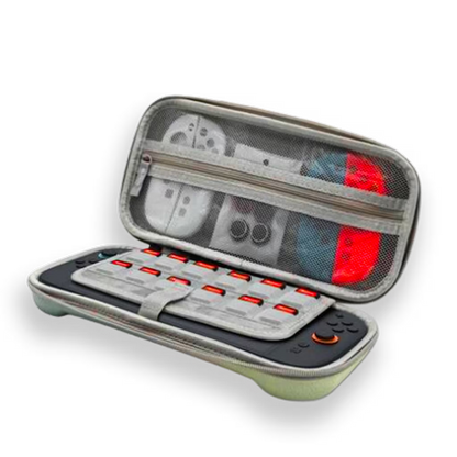 Estuche de Transporte Rígido Bicolor Gradiente Verde | Nintendo Switch 2