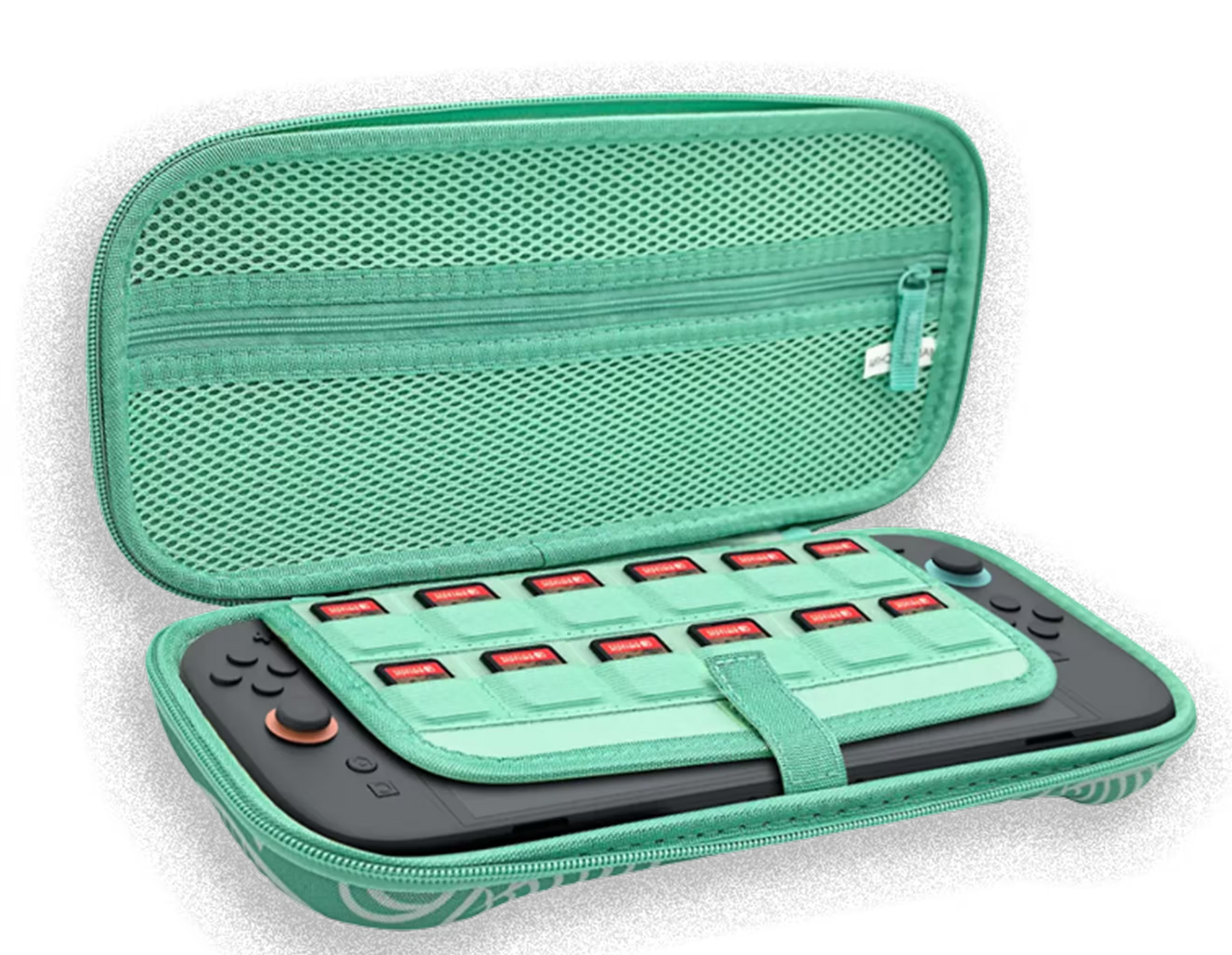 Estuche de Transporte Rígido Hojas Animal Croosing | Nintendo Switch 2