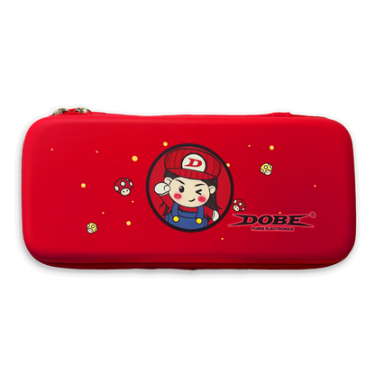 Estuche de Transporte Rígido con Diseño Rojo | Nintendo Switch 1 y Oled