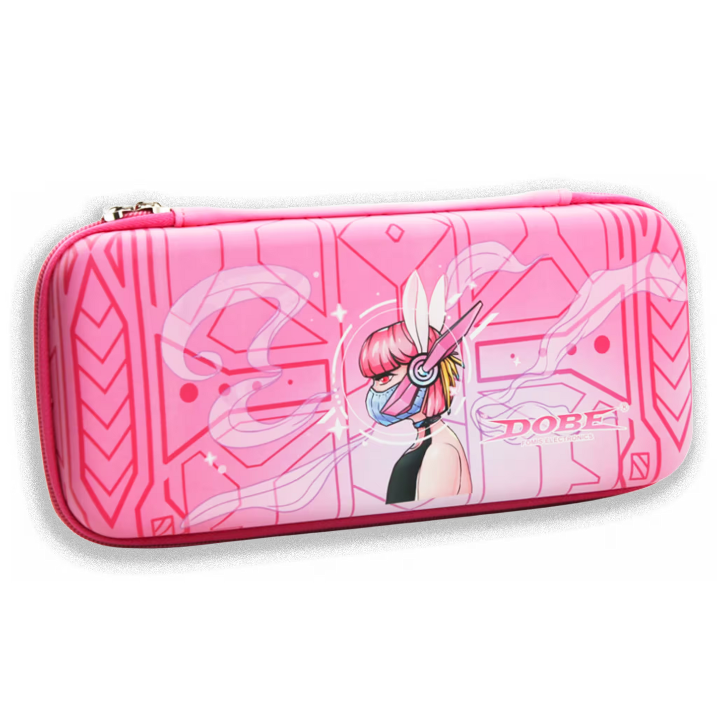 Estuche de Transporte Rígido con Diseño Rosa | Nintendo Switch 1 y Oled