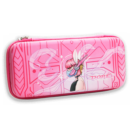 Estuche de Transporte Rígido con Diseño Rosa | Nintendo Switch 1 y Oled