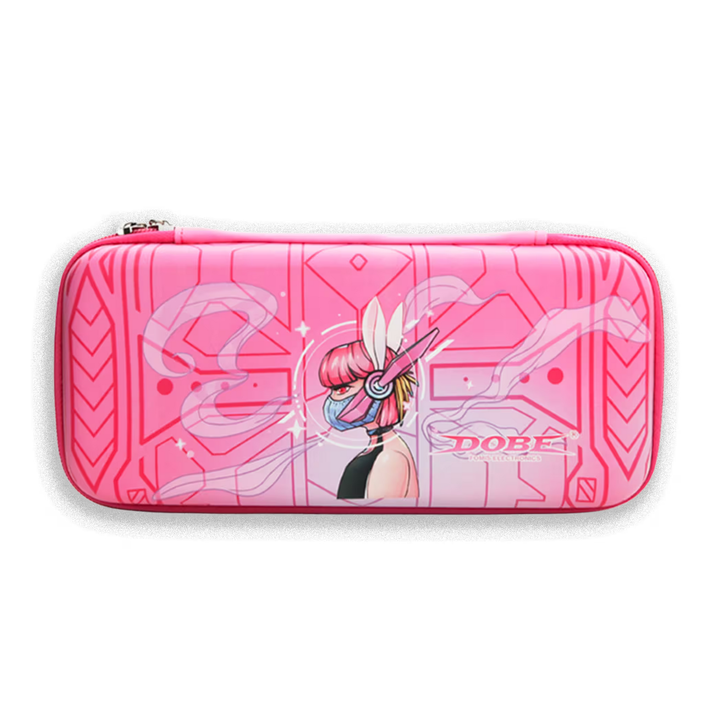 Estuche de Transporte Rígido con Diseño Rosa | Nintendo Switch 1 y Oled