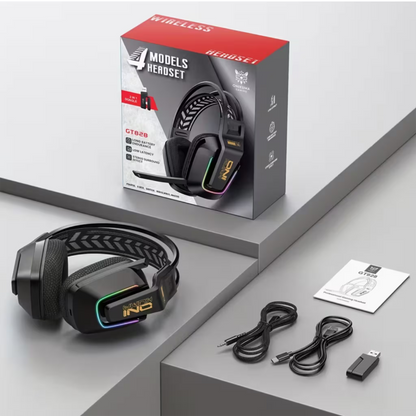 Diadema Inalámbrica Onikuma GT828 – 50mm | 900mAh 55h | Dongle 2 en 1 | 2.4G + BT
