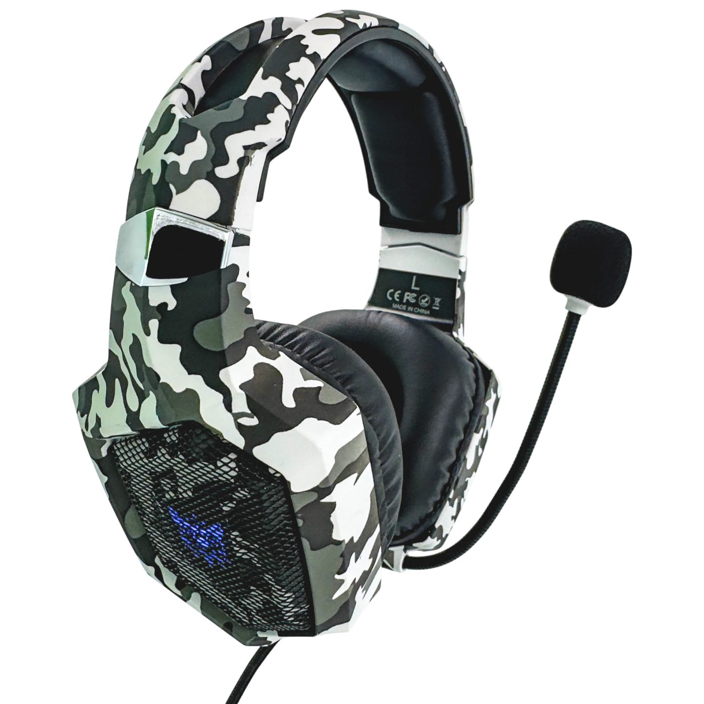 Diadema Gamer  ONIKUMA K8 BLANCA CAMUFLADA